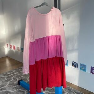 Hanna Andersson Multi Color Long Sleeve Dress